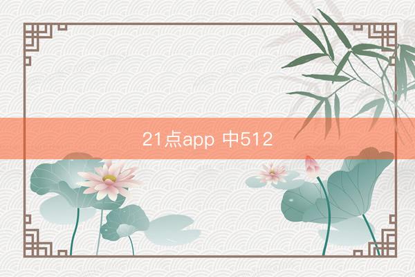 21点app 中512
